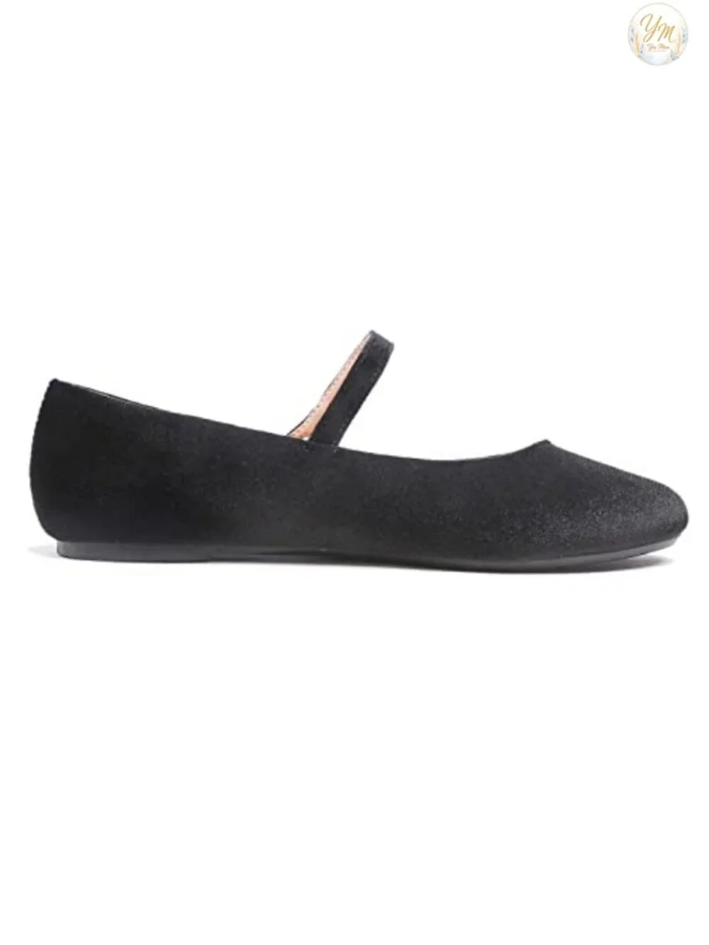 Women's Mary Jane Flats with Easy Buckle Slip On, Cushioned Insole, Non-Slip